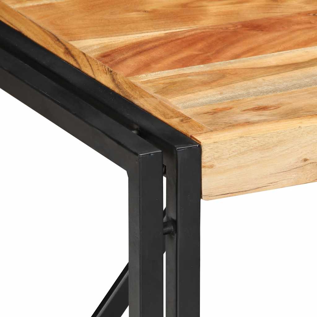 Mesa De Centro 50x50x35 Cm Madera Maciza Acacia_3
