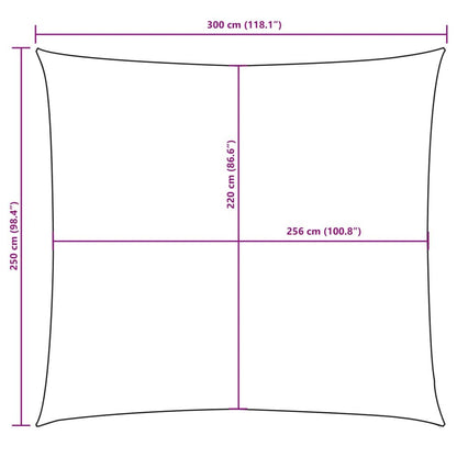 Vidaxl Toldo De Vela Rectangular Tela Oxford Beige 2,5x3 M_2