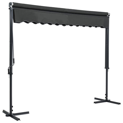Toldo De Pie Independiente Gris Antracita 300x300 Cm_3