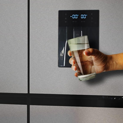 Cecotec Frigorífico Puerta Francesa Inox Con Dispensador De Agua De 510 L Bolero Coolmarket Fd 510 Wd Inox E. 183 Cm De_4