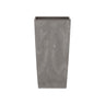 Maceta Urbi Square Beton Effect 2l., Dimensiones (mm) 126x126x200, Color Marengo