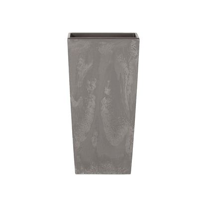 Maceta Urbi Square Beton Effect 2l., Dimensiones (mm) 126x126x200, Color Marengo