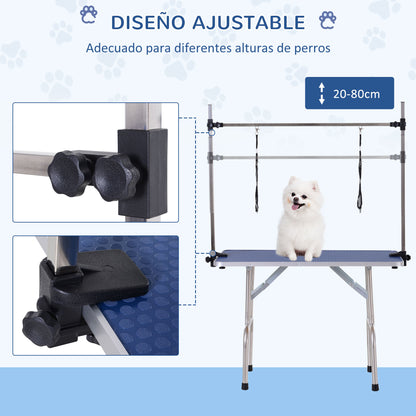 Pawhut Mesa De Peluquería Canina Plegable_3