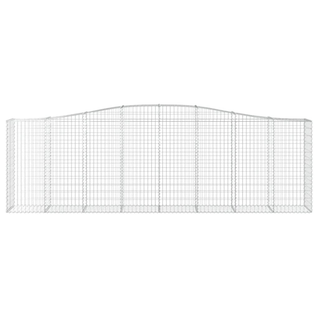 Cestas De Gaviones 25 Uds Forma De Arco Hierro 400x50x120/140cm_3