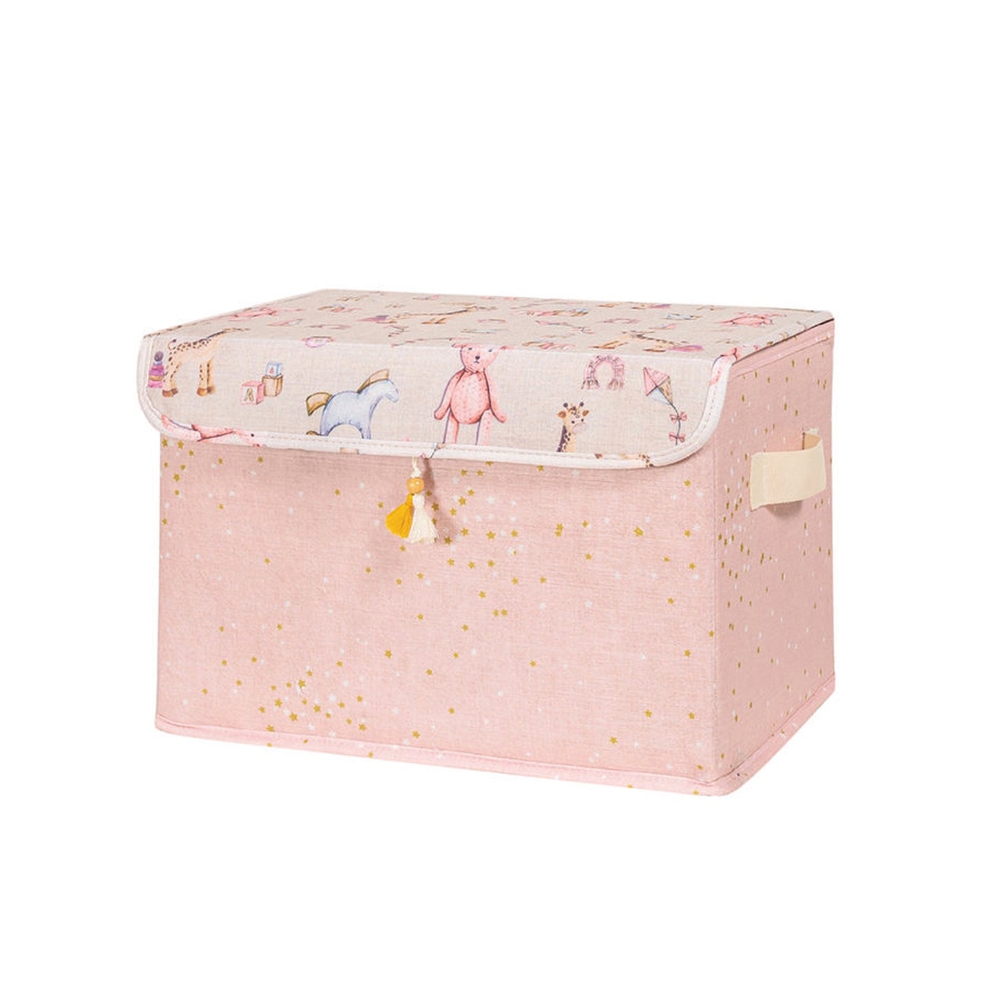 Caja Organizadora Con Tapa Rosa_0
