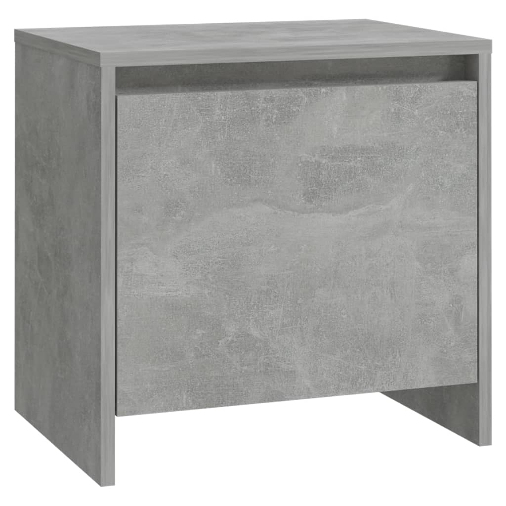 Mesitas De Noche 2 Uds Madera De Ingeniería Gris Hormigón_4