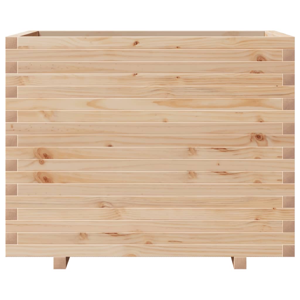Jardinera Madera Maciza De Pino 90x60x72 Cm_4