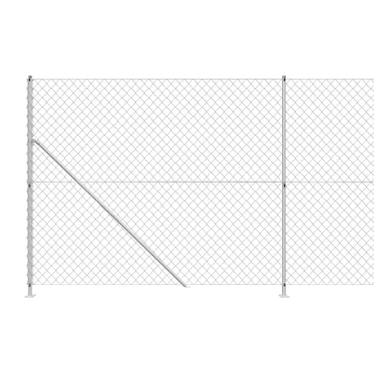 Cerca De Alambre Con Brida Plateada 1,8x25 M / Vetonek_3