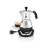 Cafetera Italiana Eléctrica Bialetti Moka Temporizador (365 W, Plateado)