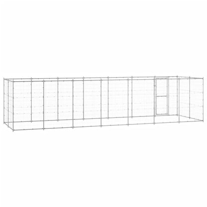 Perrera De Exterior De Acero Galvanizado 16,94 M²_3