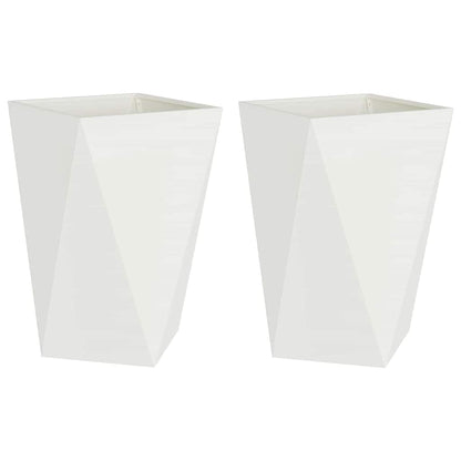Jardinera 2 Pcs 50 X 50 X 75 Cm Acero_0