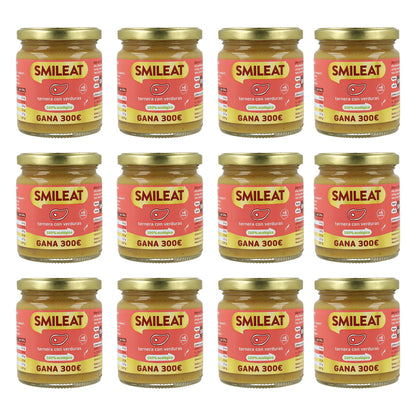 Pack 12x Tarrito BIO ternera y verduras +6 meses Smileat 230g