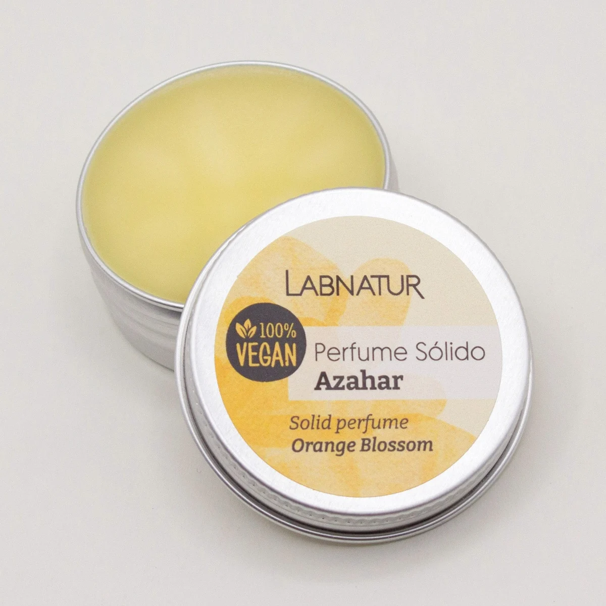 Perfume Sólido Azahar Labnatur 15 ml | Aroma Floral Relajante | Formato Compacto | Uso Diario_2