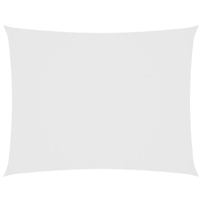 Vidaxl Toldo De Vela Rectangular Tela Oxford Blanco 2,5x4 M_0