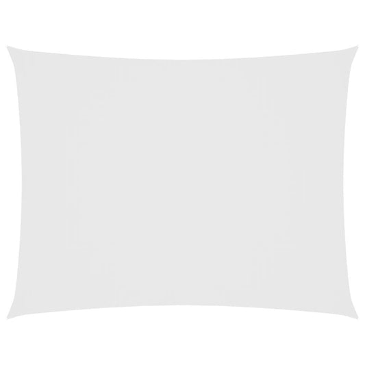 Vidaxl Toldo De Vela Rectangular Tela Oxford Blanco 2,5x4 M_0