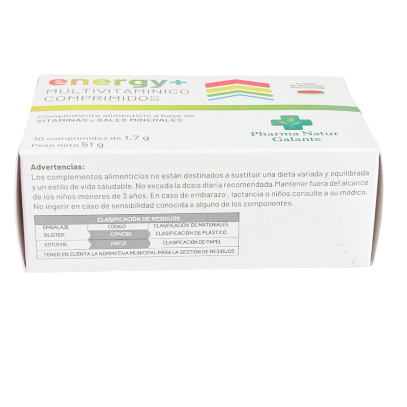 Energy+ Multivitamínico Con Liberación Prolongada – 11 Vitaminas Y 8 Minerales Para Energía Y Recuperación_3