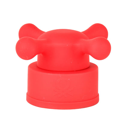 Botella De Agua 500ml Borosilicato Tapa Rojo De Grifo Colección Rainbow_5