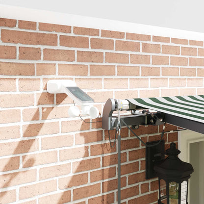 Toldo Retráctil Verde Y Blanco 600 X 300 Cm Poliéster_3