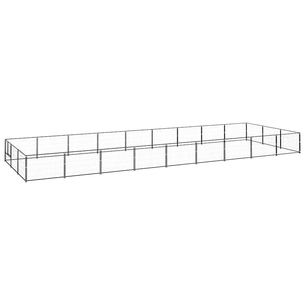 Perrera Acero 27 M² Negra_0