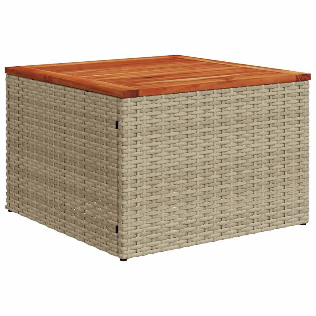 Set De Sofás De Jardín Con Cojines 9 Pzas Ratán Sintético Beige / Vetonek_1