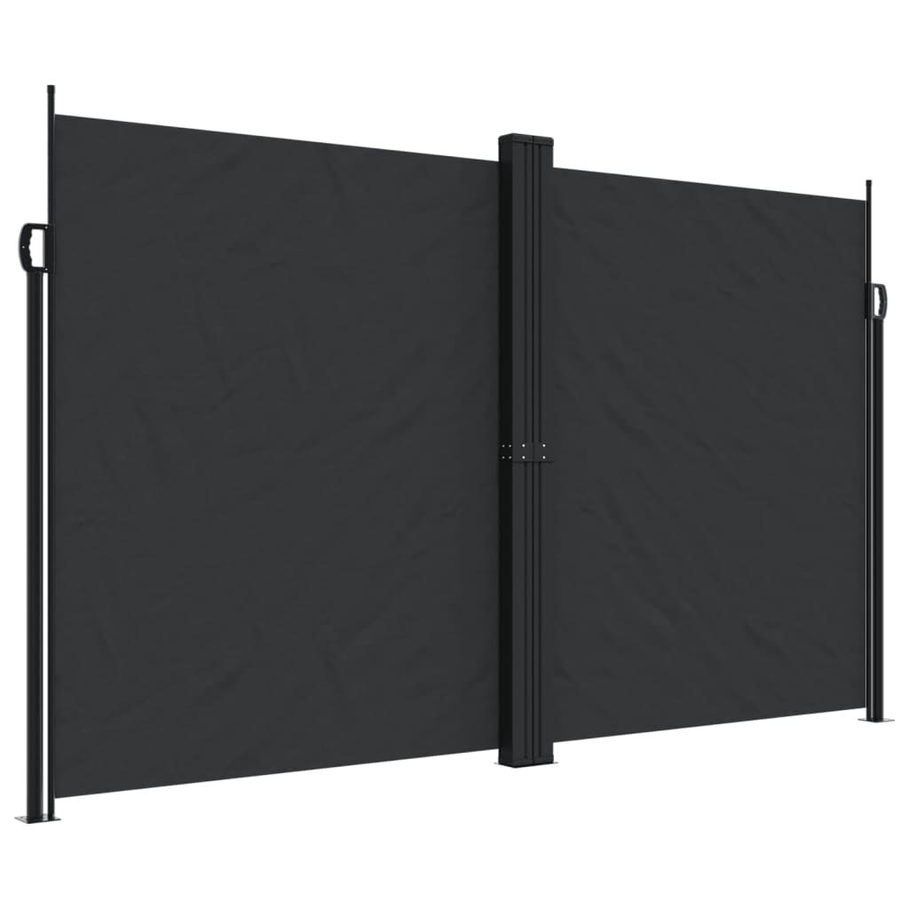 Vidaxl Toldo Lateral Retráctil Negro 200x1200 Cm_0