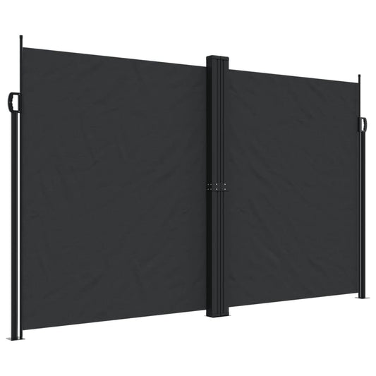 Vidaxl Toldo Lateral Retráctil Negro 200x1200 Cm_0