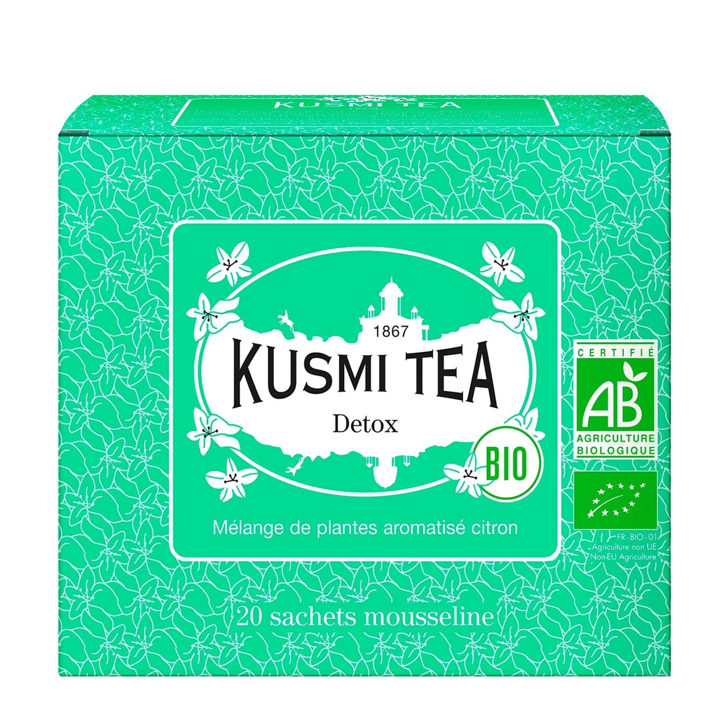 Té Verde, Mate Y Limón Detox Bio 20 Muslins_0