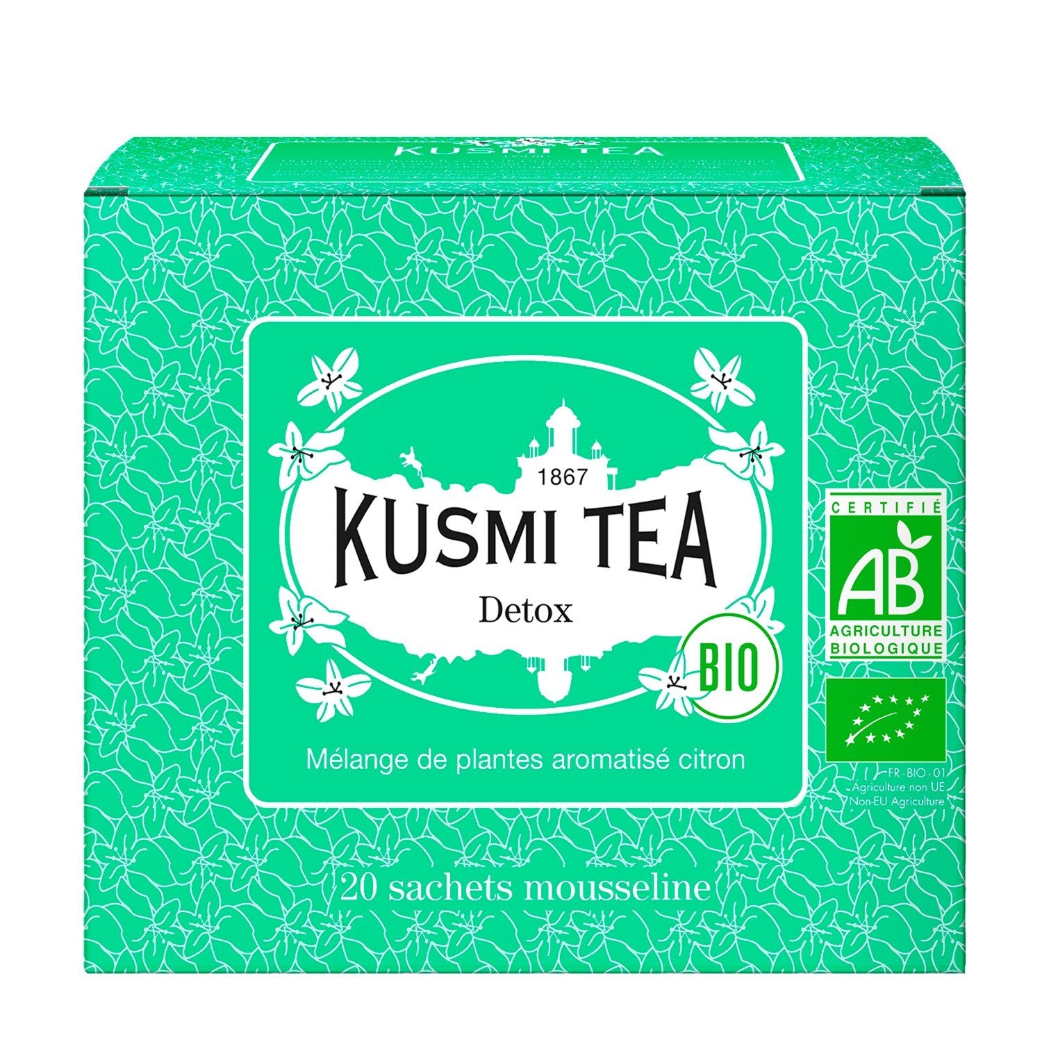 Té Verde, Mate Y Limón Detox Bio 20 Muslins_0