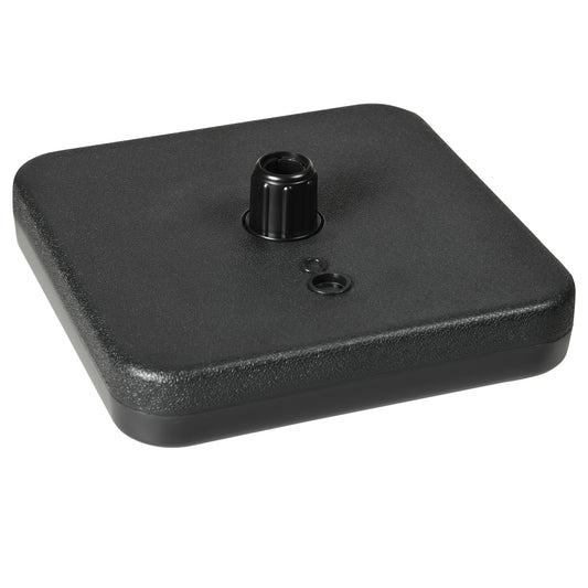 Outsunny Base De Sombrilla Cuadrado Mástil Hasta Ø32-38 Mm 38x38x12 Cm Negro_0