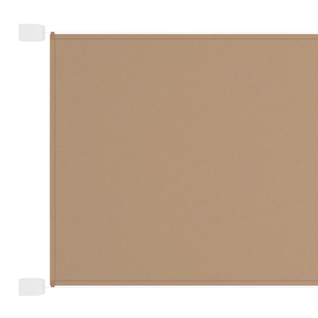Vidaxl Toldo Vertical Tela Oxford Gris Taupé 100x420 Cm_0