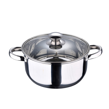 Batería De Cocina 7 Piezas San Ignacio Faro Fabricada En Acero Inoxidable Apta Para Todo Tipo De Fuegos_3