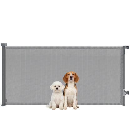 Pawhut Barrera De Seguridad Para Perros Retráctil_0
