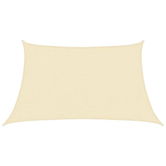 Vidaxl Toldo De Vela Hdpe Crema 160 G/m² 3/4x2 M_0