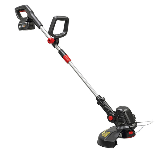 Outsunny Desbrozadora Batería 18v Con 2 Baterías De 4.0ah Y Cargador Plateado_0