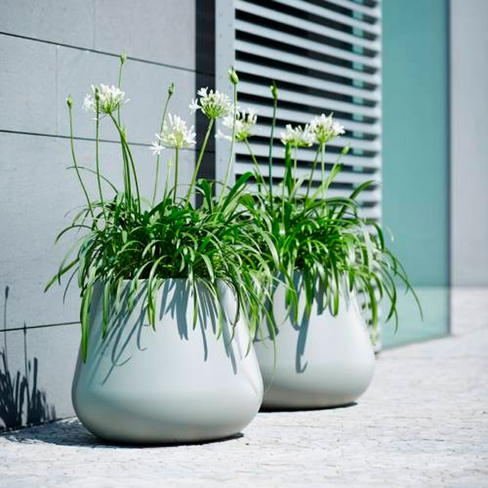 Macetero De Polietileno Por Rotomoldeo Antracita - 41 X 35cm._2