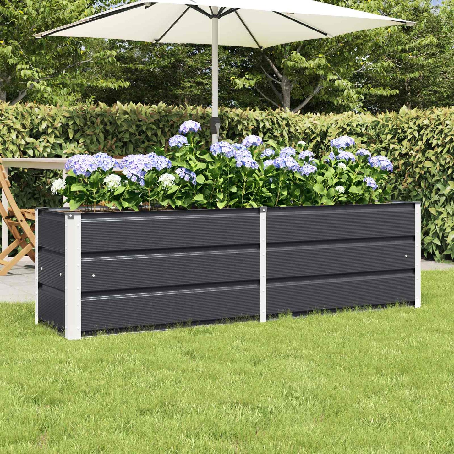Jardinera Antracita 160 X 40 X 45 Cm Acero_1