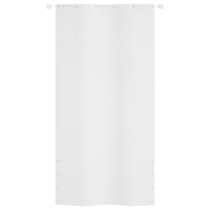 Vidaxl Toldo Pantalla Para Balcón Tela Oxford Blanco 120x240 Cm_1