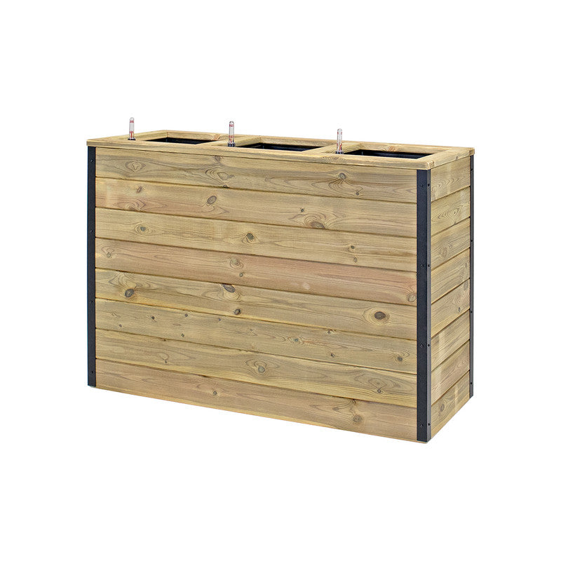 Jardinera De Madera Con Autorriego 110x40x80 Cm Nidum Hortalia_2