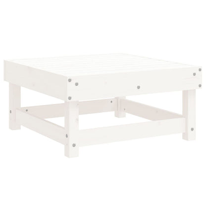 Vidaxl Juego De Muebles De Jardín 10 Piezas Madera Maciza Pino Blanco_4