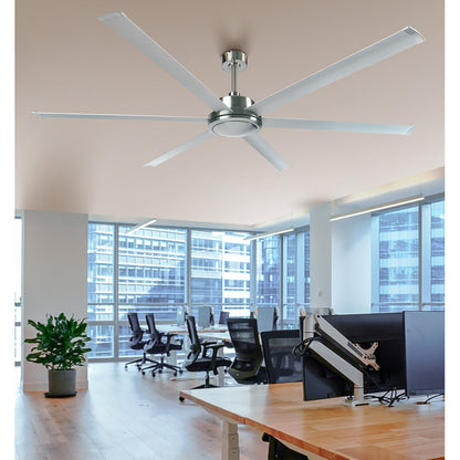 Ventilador Dc Sanson Niquel/plat Sin Luz 6asp 305d C/remoto Y Temporizador_1