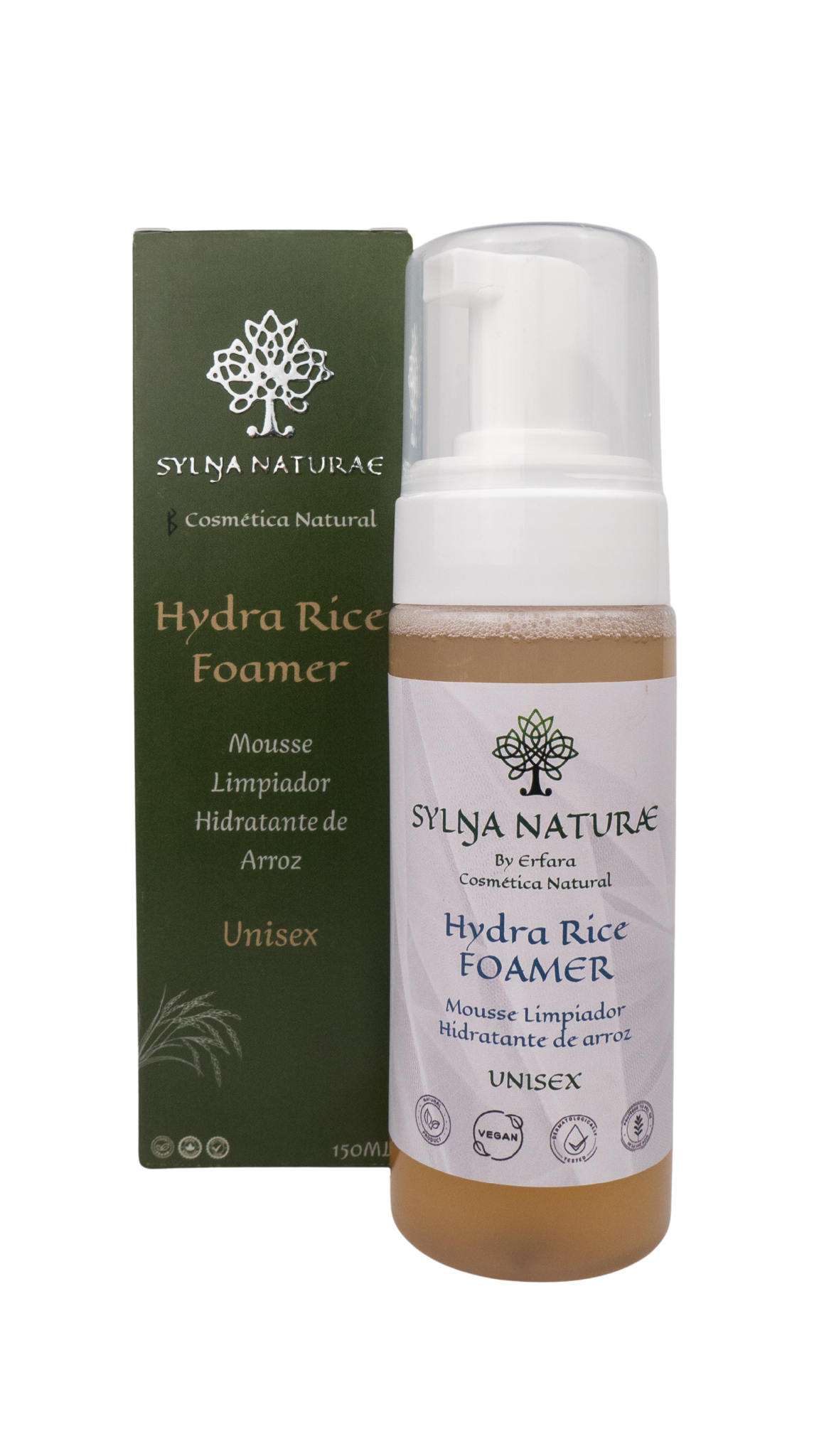 Mousse Limpiadora Desmaquillante Arroz Hidratante Sylna Naturae 150 Ml_0