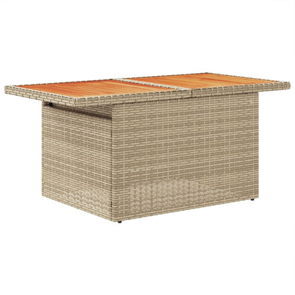 Set De Sofás De Jardín Con Cojines 9 Pzas Ratán Sintético Beige / Vetonek_5