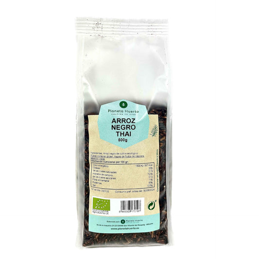 Arroz Negro Thai ECO Planeta Huerto 0,5 kg