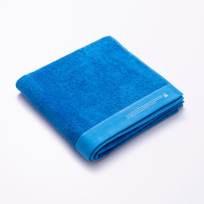 Toalla 90x150 Algodón Orgánico 450gsm Azul Benetton_1