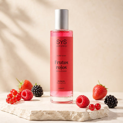 Ambientador Pulverizador Frutos Rojos Origins SYS Aromas 100 ml | Aroma Dulce y Afrutado | Energizante_1