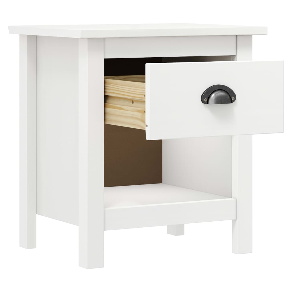 Mesitas De Noche 2 Uds Hill Madera Maciza De Pino 46x35x49,5 Cm_2
