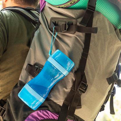 Botella Con Depósito De Agua Y Comida Para Mascotas 2 En 1 Pettap Innovagoods / Vetonek_3