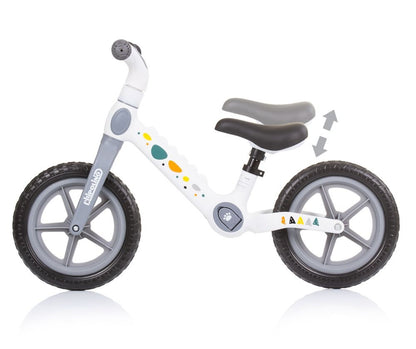 Bicicleta Infantil Sin Pedales Dino White Grey_2