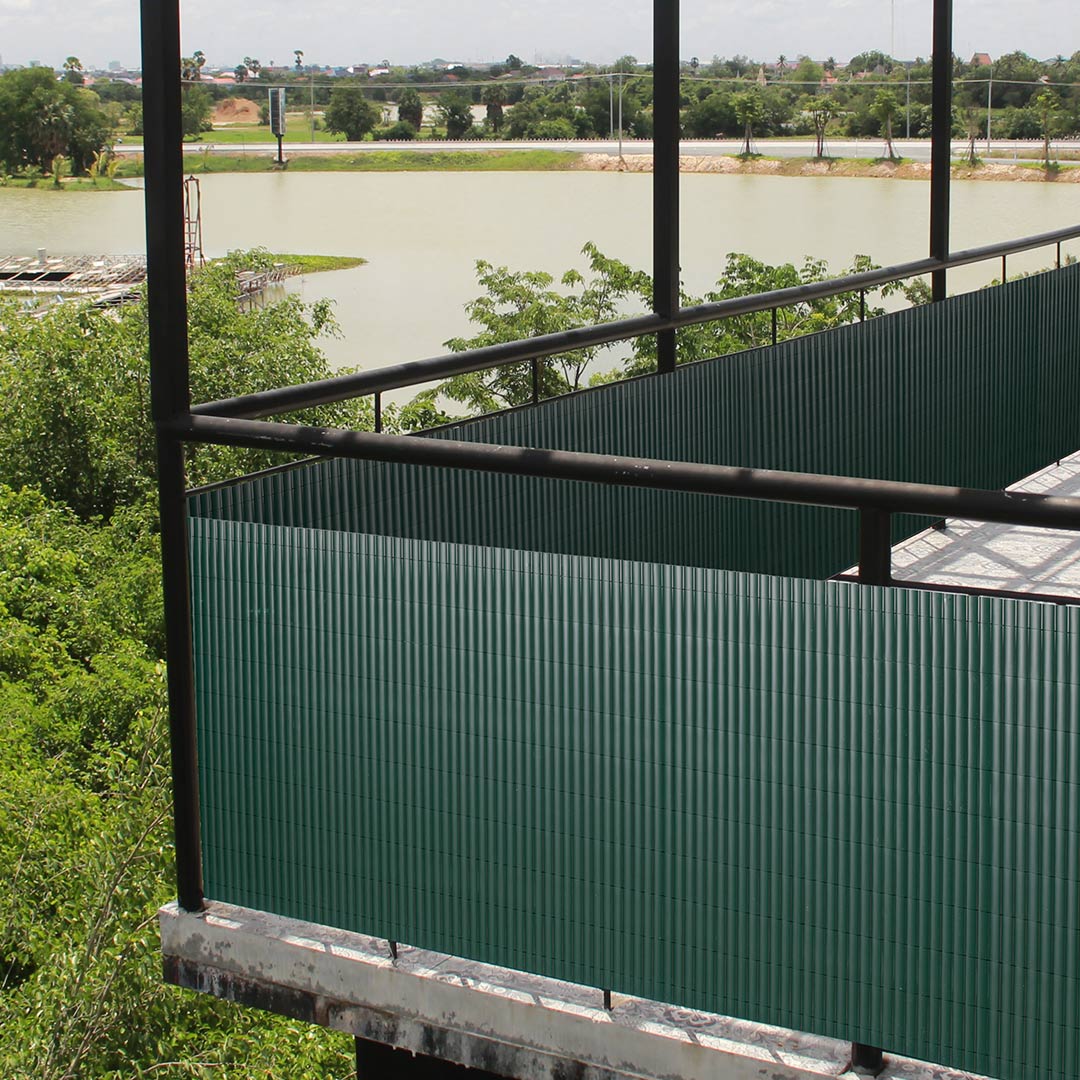 Cañizo Pvc Lite D/c 16mm Verde - Perfecto Para Tus Espacios Exteriores - 1,5x3 M_2