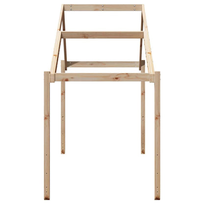 Techo De Cama Infantil Madera Maciza Pino 203x80,5x142 Cm_4
